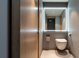 台中北區廁所翻新，現代化設計案例