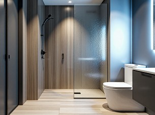 北區廁所修繕，乾濕分離淋浴間